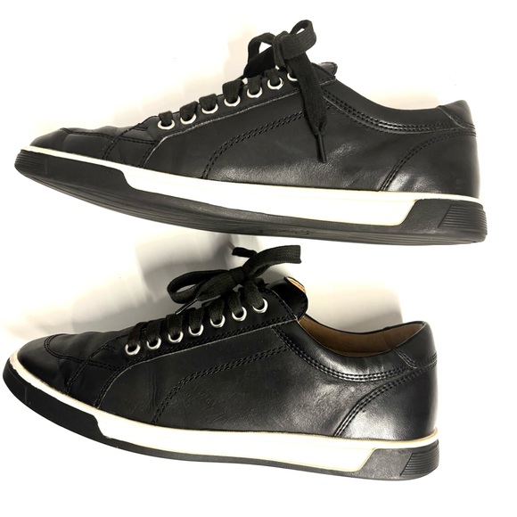Cole Haan Black Leather Air Quincy Casual Shoe Lace Up Sport Sneakers Mens 7.5 - Picture 7 of 11